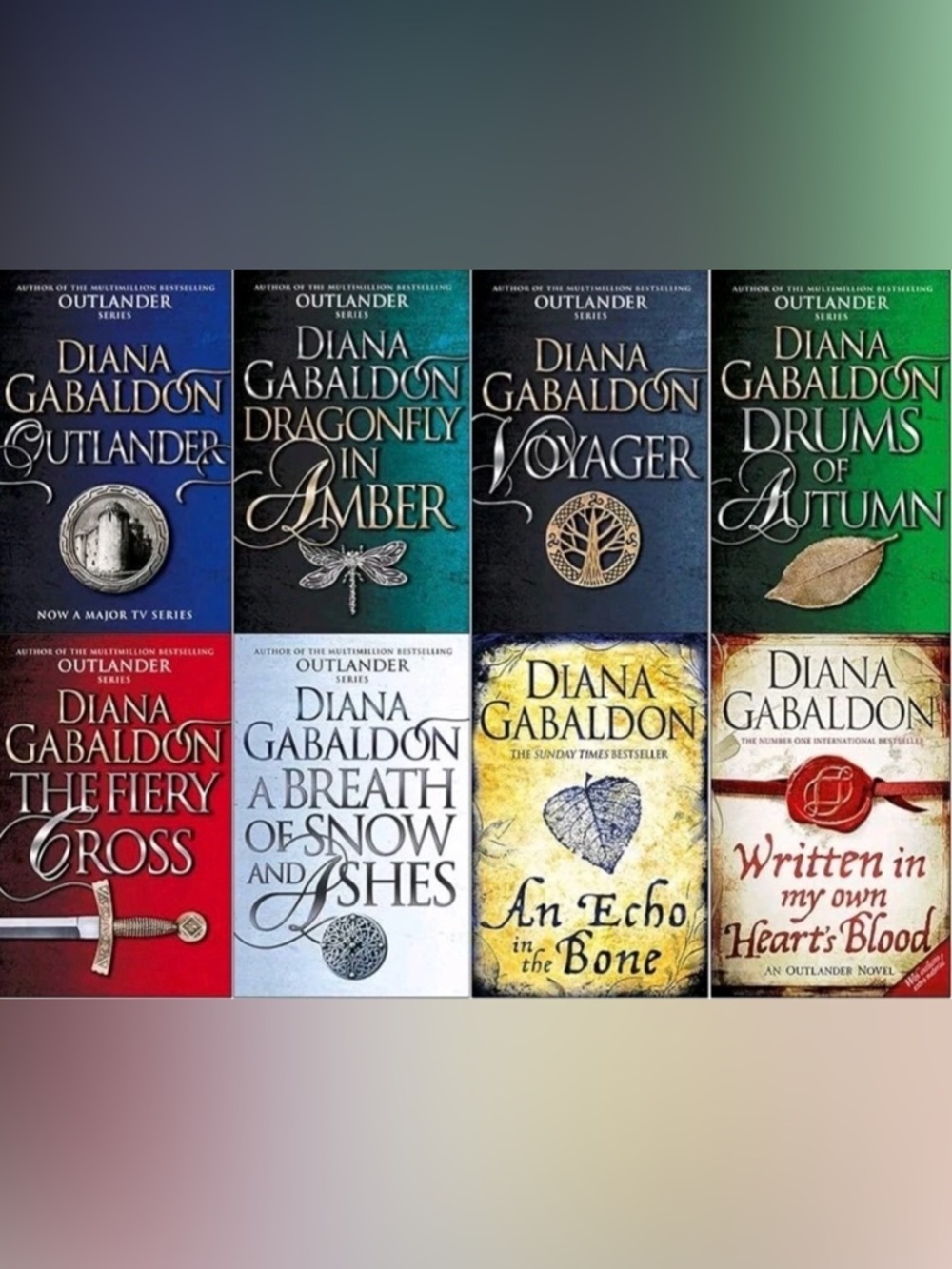Outlander by Diana Gabaldon Paperback Series 8 Book Set (1- 8)